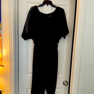 Black stretch jumpsuit